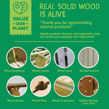 Traditional Tree Decoction 60cm Tall Pressure Treated Timber by Churnet Valley - XT2F