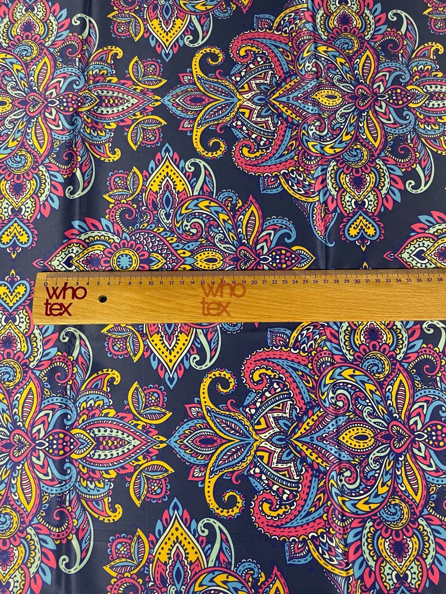 Vibrant Bohemian Paisley Fabric