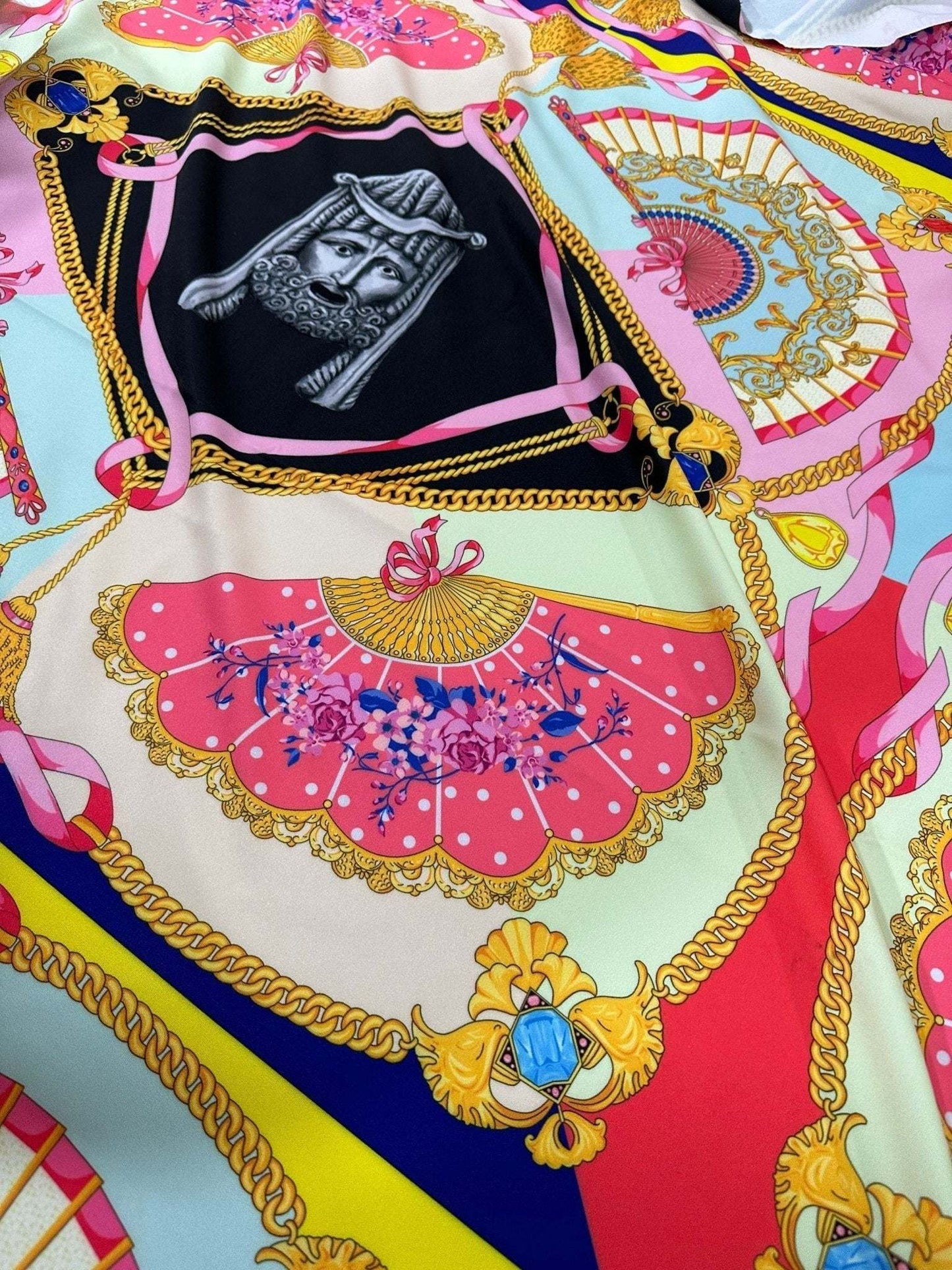 Vintage Baroque Pattern Fabric – Multiple Fabric Options, Sold by Metre