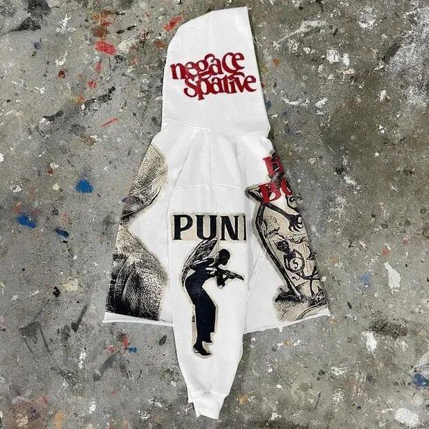 Vintage Gothic Loose Fit Hoodie