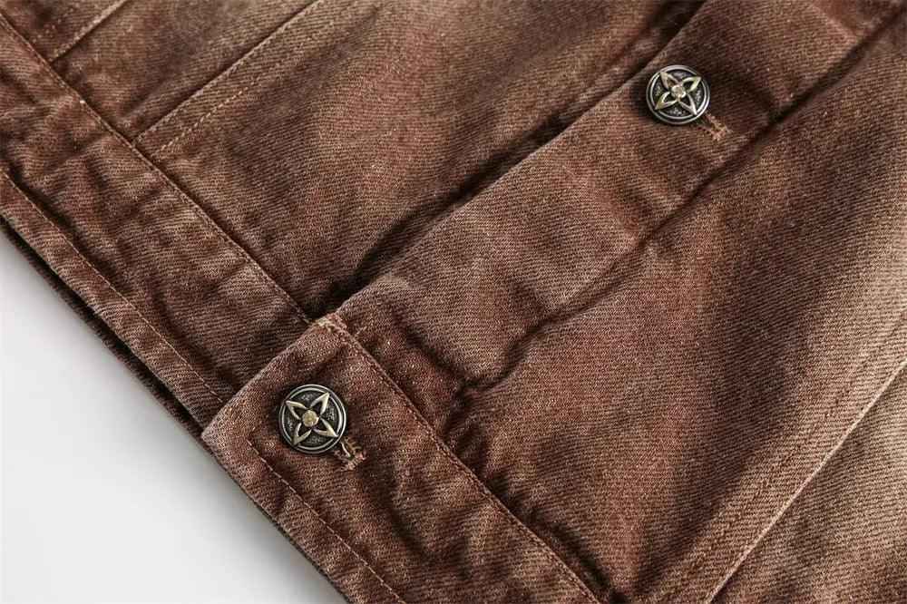 Vintage Punk Denim Jacket