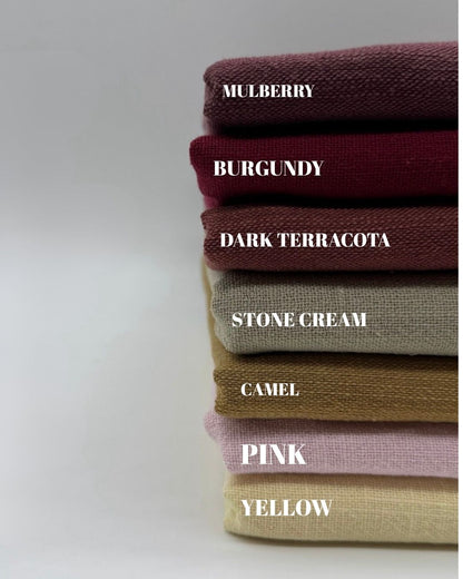 Viscose Linen Fabric by the Metre – Soft Breathable Blend for Dressmaking & Home Décor