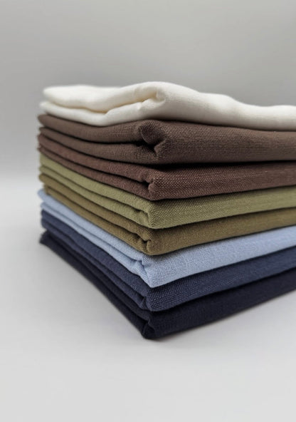 Viscose Linen Fabric by the Metre – Soft Breathable Blend for Dressmaking & Home Décor