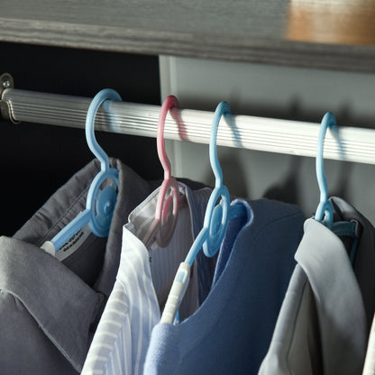 Rolling Open Wardrobe w/ Hanging Rod Storage Shelves Closet Organizer