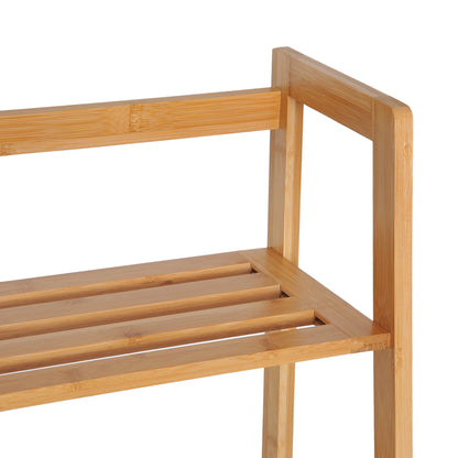 Four-Tier Bamboo Shelving Unit