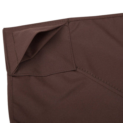 3x3 m Double-Tier Canopy Top Replacement-Coffee