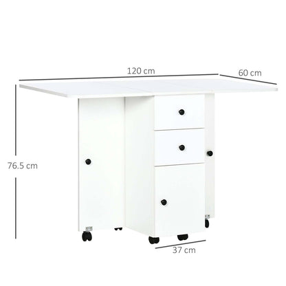 Folding Dining Table for 4-6