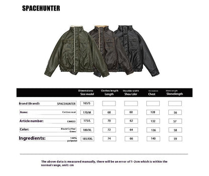 Winter Coat PU Leather Coat with Lamb Wool Lining