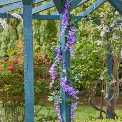 Faux Garland Decor Wisteria