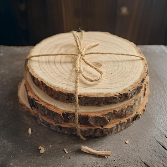 Wooden Candle Coaster | Set of 4