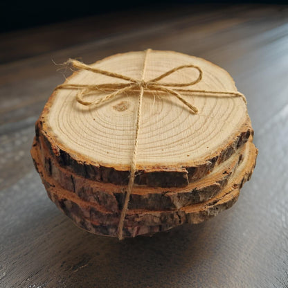Wooden Candle Coaster | Set of 4