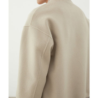 Woolen Coat - Short Baseball Style