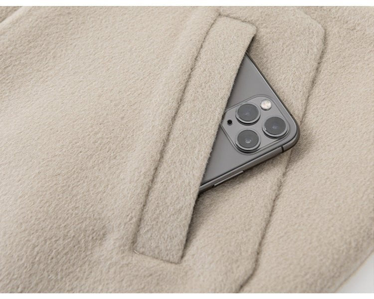 Woolen Coat - Short Baseball Style