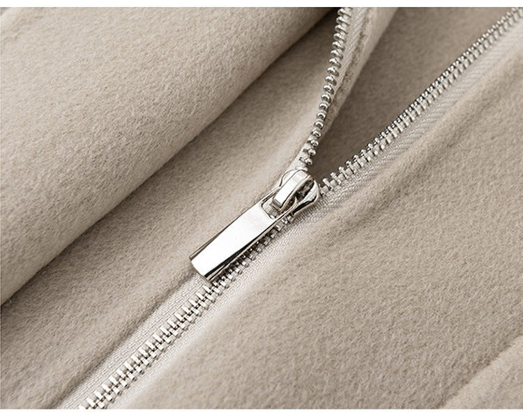 Woolen Coat - Short Baseball Style