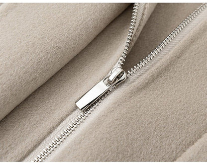 Woolen Coat - Short Baseball Style