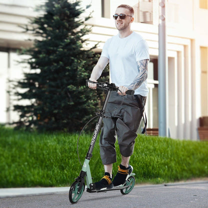 One-click Folding Kick Scooter for 14+ w/ Adjustable Handlebar