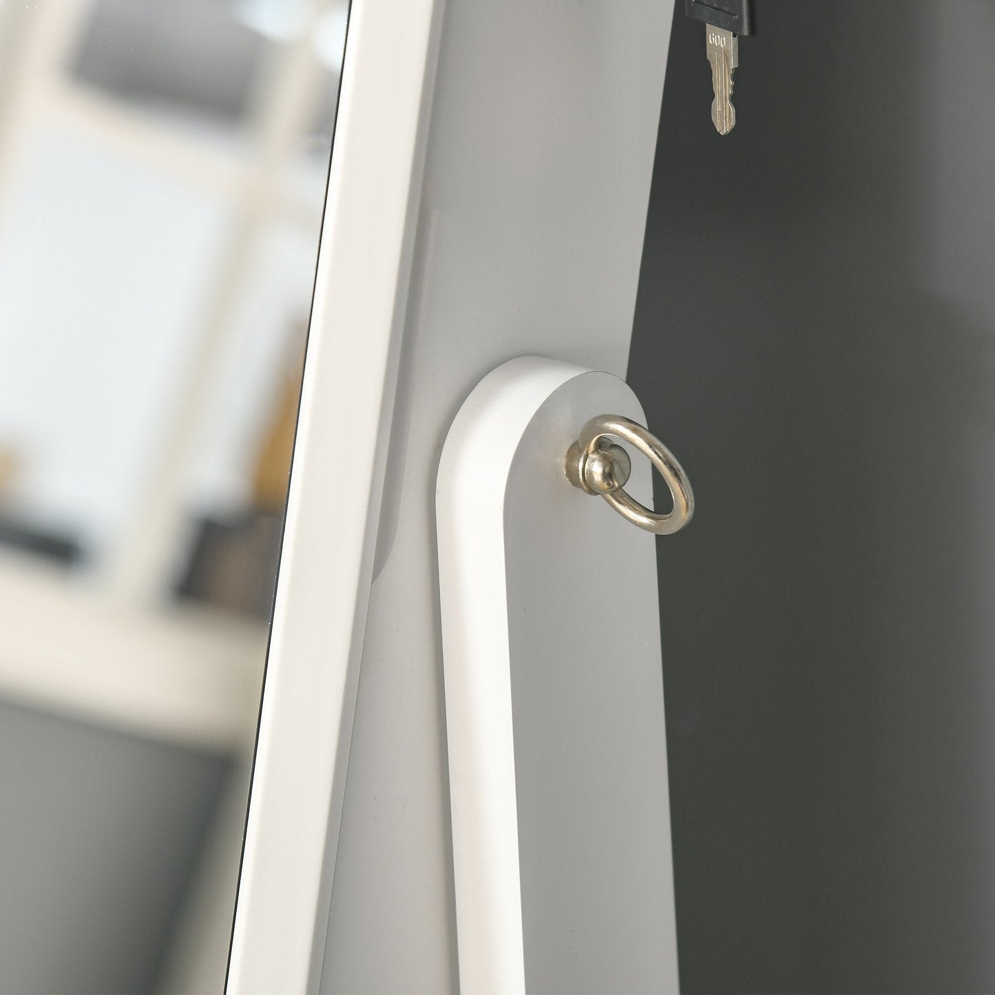 Jewellery Cabinet with Full-Length Mirror