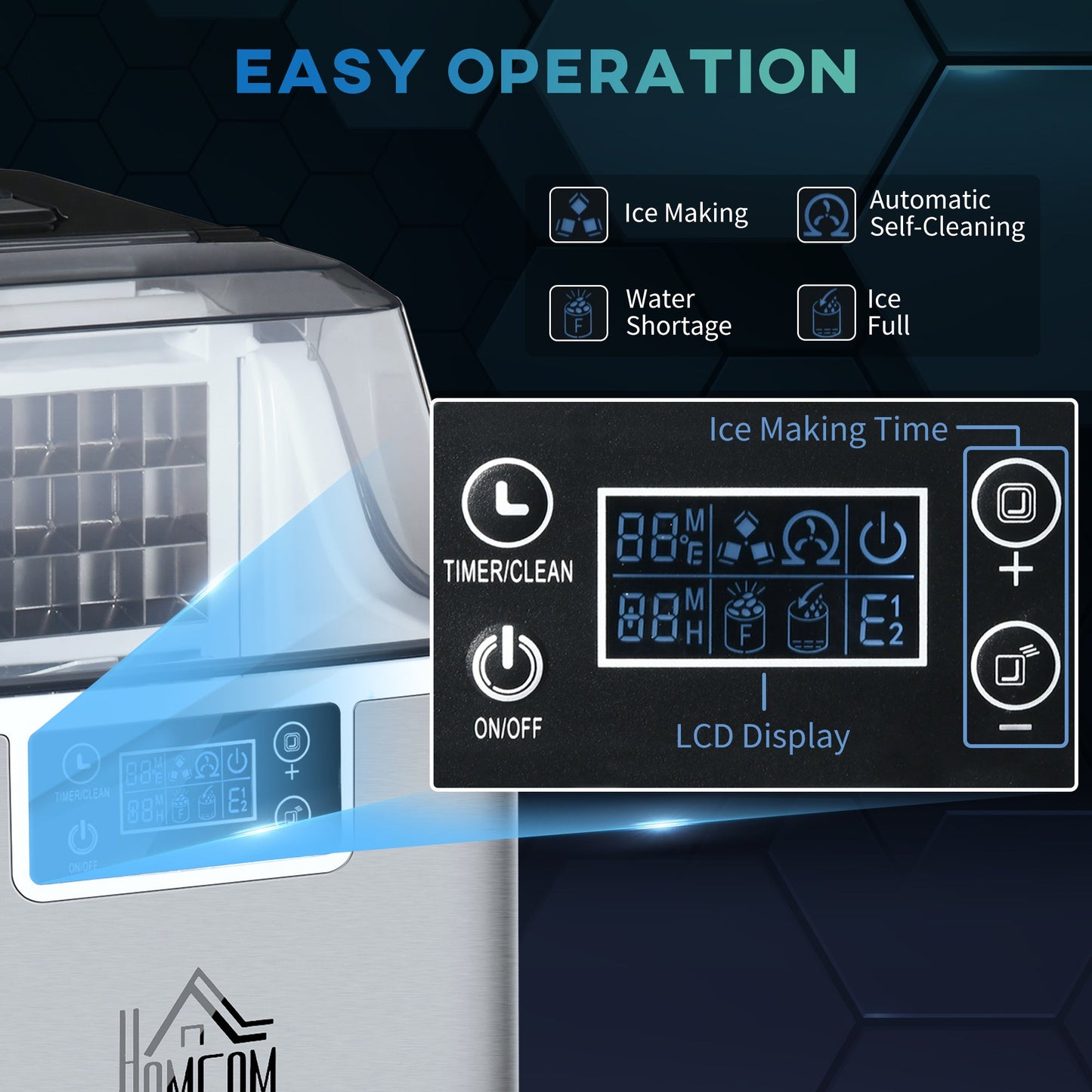 20kg Counter Ice Machine