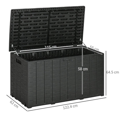 336 Litre Extra Large Outdoor Garden Storage Box