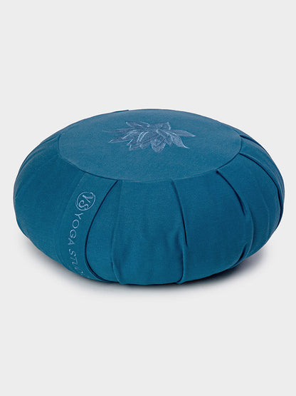 Yoga Studio GOTS Organic Cotton Round Lotus Zafu Buckwheat Cushion