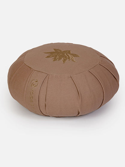 Yoga Studio GOTS Organic Cotton Round Lotus Zafu Buckwheat Cushion