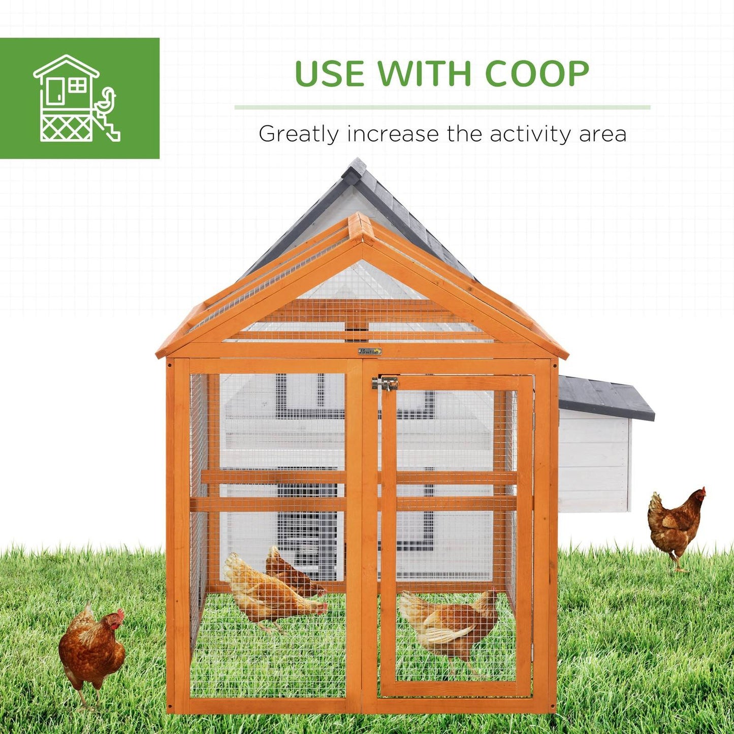 PawHut Large Chicken Run