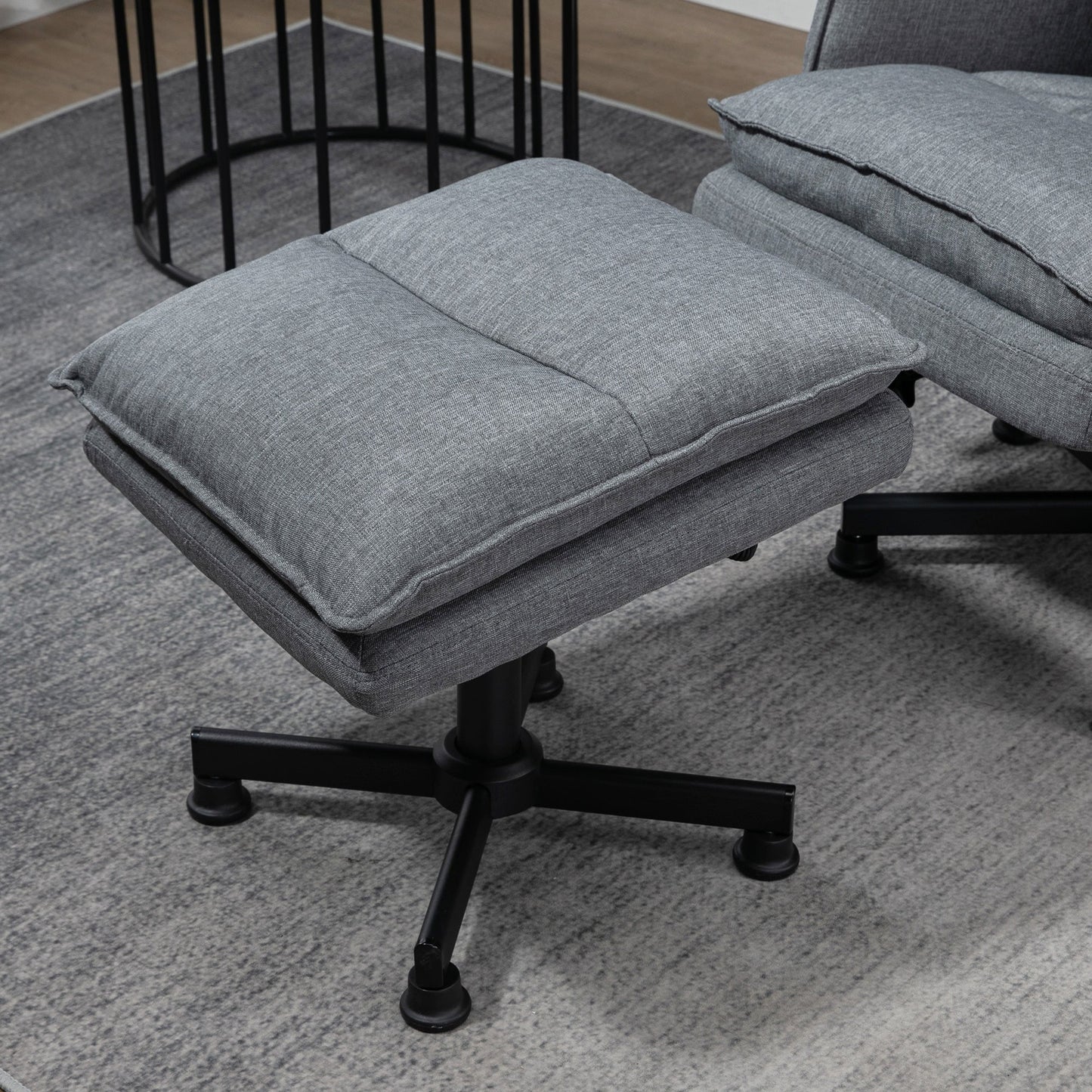 Swivel Recliner Chair and Footstool