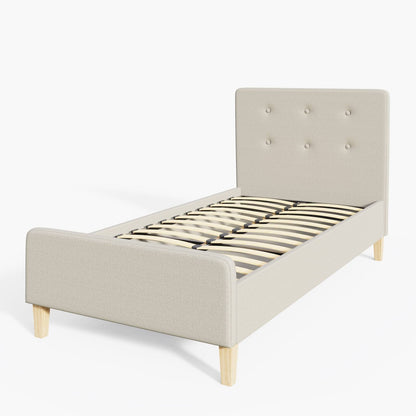 Ashbourne Single Bed Natural 3 x 7ft