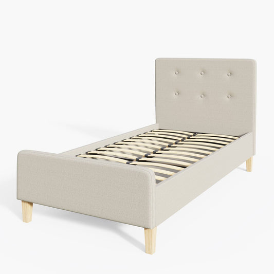 Ashbourne Single Bed Natural 3 x 7ft