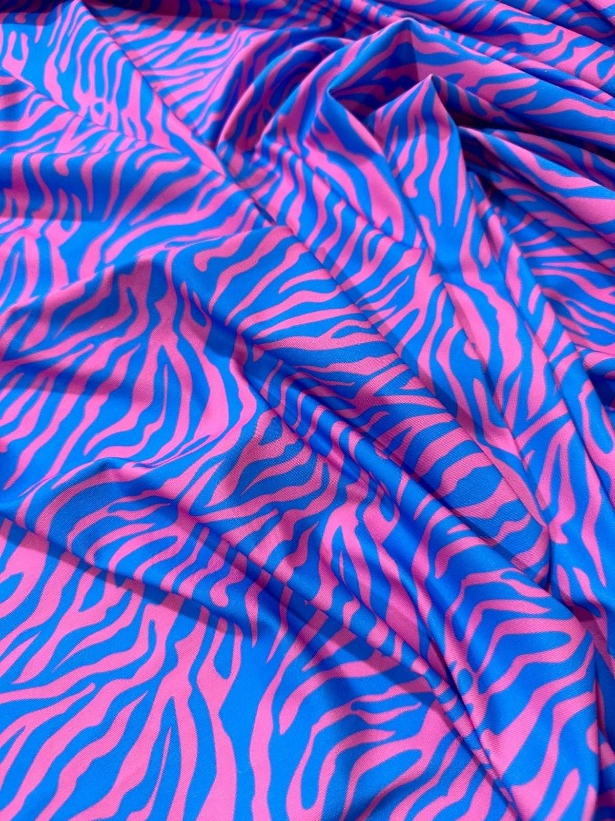 Zebra Pattern Fabric – Custom Printed Fabric, Choose Material by Metre