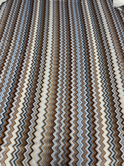 Zigzag Lurex Knit Fabric