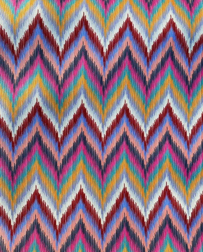Zigzag Chevron Upholstery Fabric in Vibrant Colors