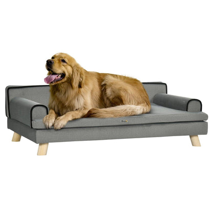 PawHut Dog Sofa with Legs Water-resistant Fabric